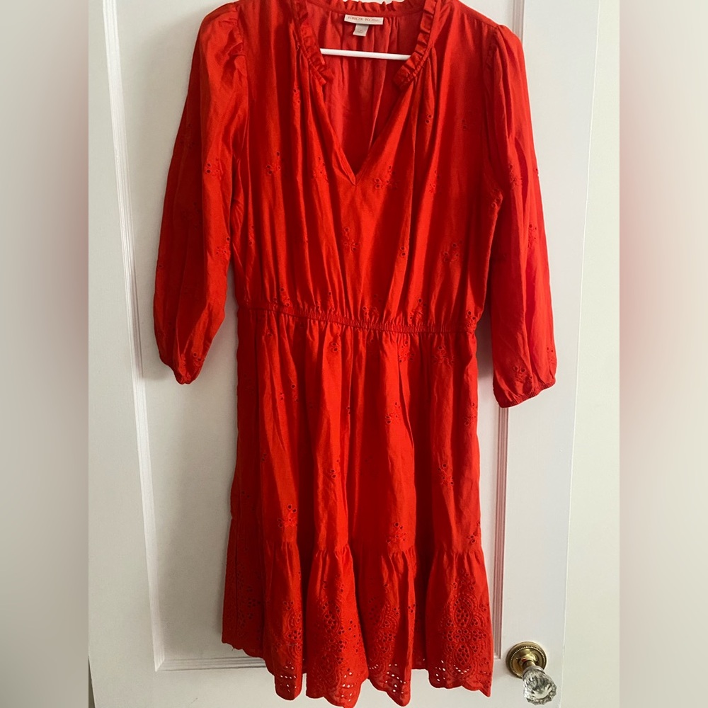 Knox Rose Eyelet 3/4 Sleeve Dress